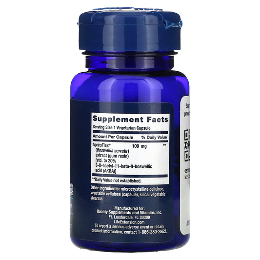 Life Extension, 5-Lox Inhibitor With Apresflex, 100 Mg