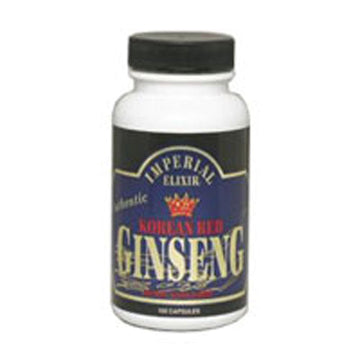 Korean Red Ginseng 100 Caps By Imperial Elixir / Ginseng Com