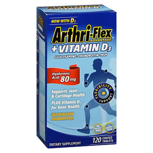Arthri-Flex Advantage + Vitamin D3 Supplement Tablets 120 Ta