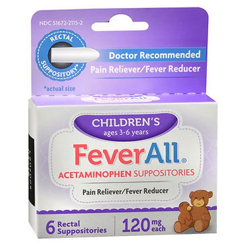 Feverall Children'S Acetaminophen Suppositories 6 Each By Fe