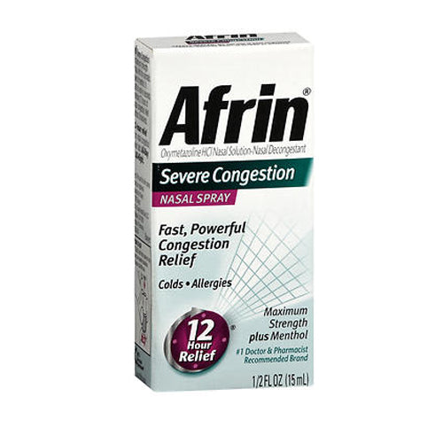 Afrin Severe Congestion Nasal Spray 0.5 Oz By Afrin