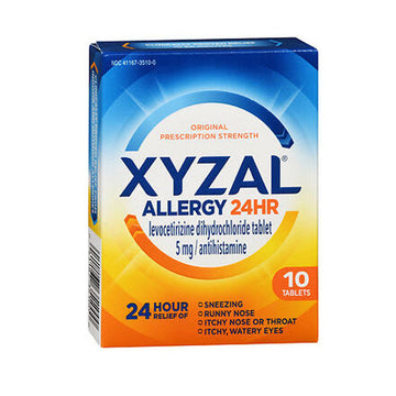 Xyzal Allergy 24 Hr Tablets 10 Ct 10 Tabs By Xyzal