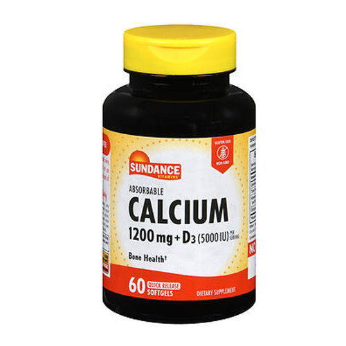 Sundance Vitamins Absorbable Calcium+ D3 Softgels 60 Tabs By