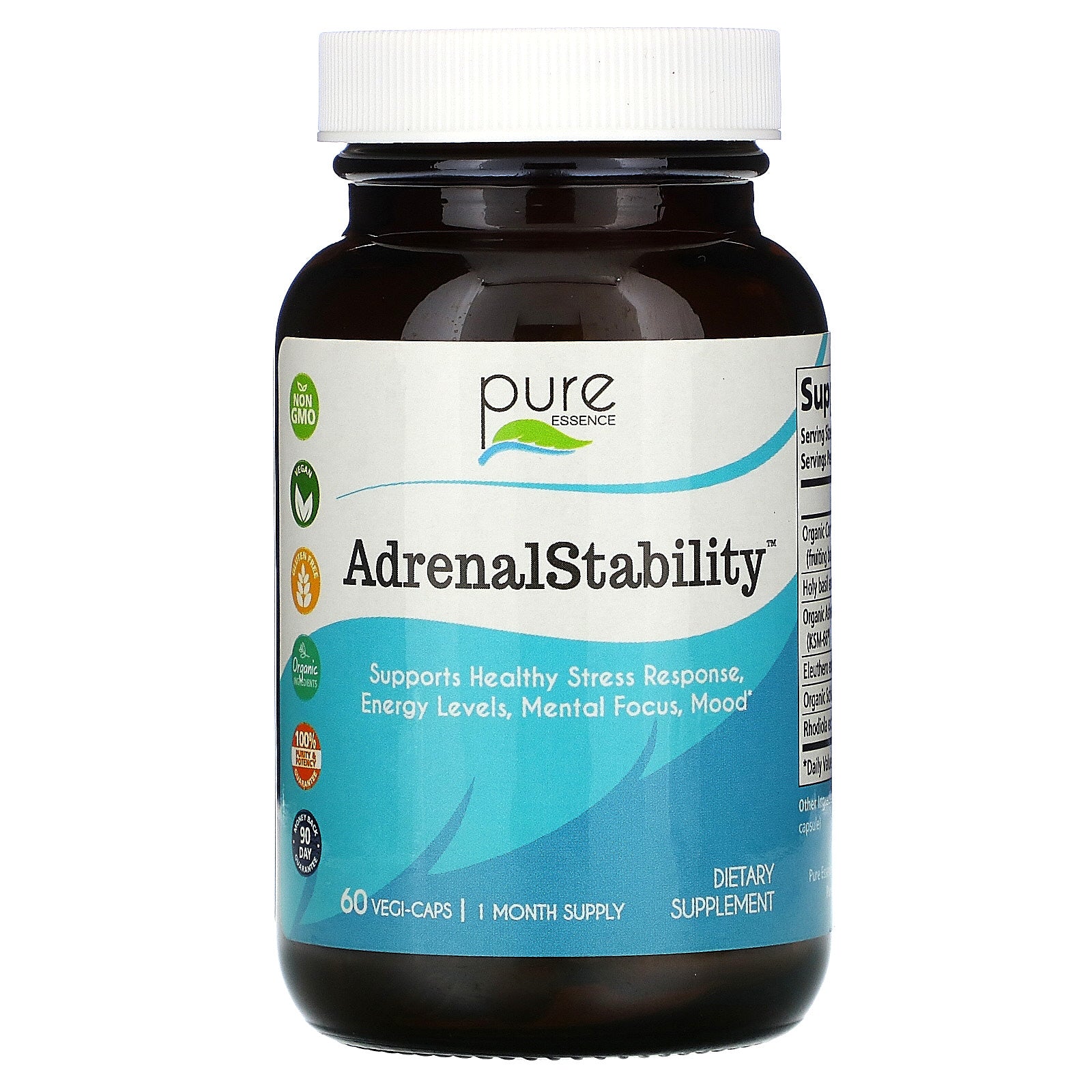 Pure Essence, AdrenalStability , Vegi-Caps