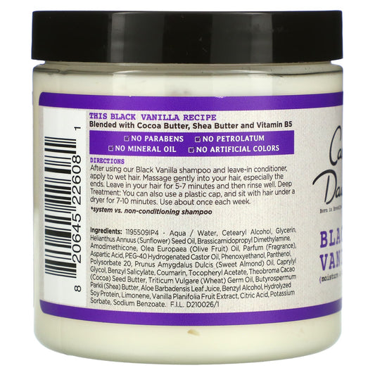 Carol's Daughter, Black Vanilla, Moisture & Shine System, Deep Conditioning Hair Smoothie, For Dry, Dull & Brittle Hair (226 g)