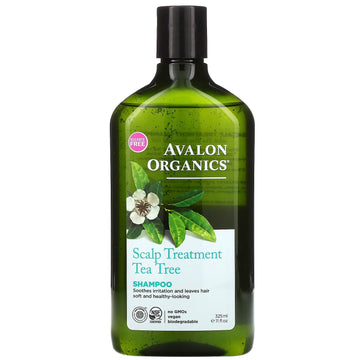 Avalon Organics, Shampoo, Scalp Treatment, Tea Tree