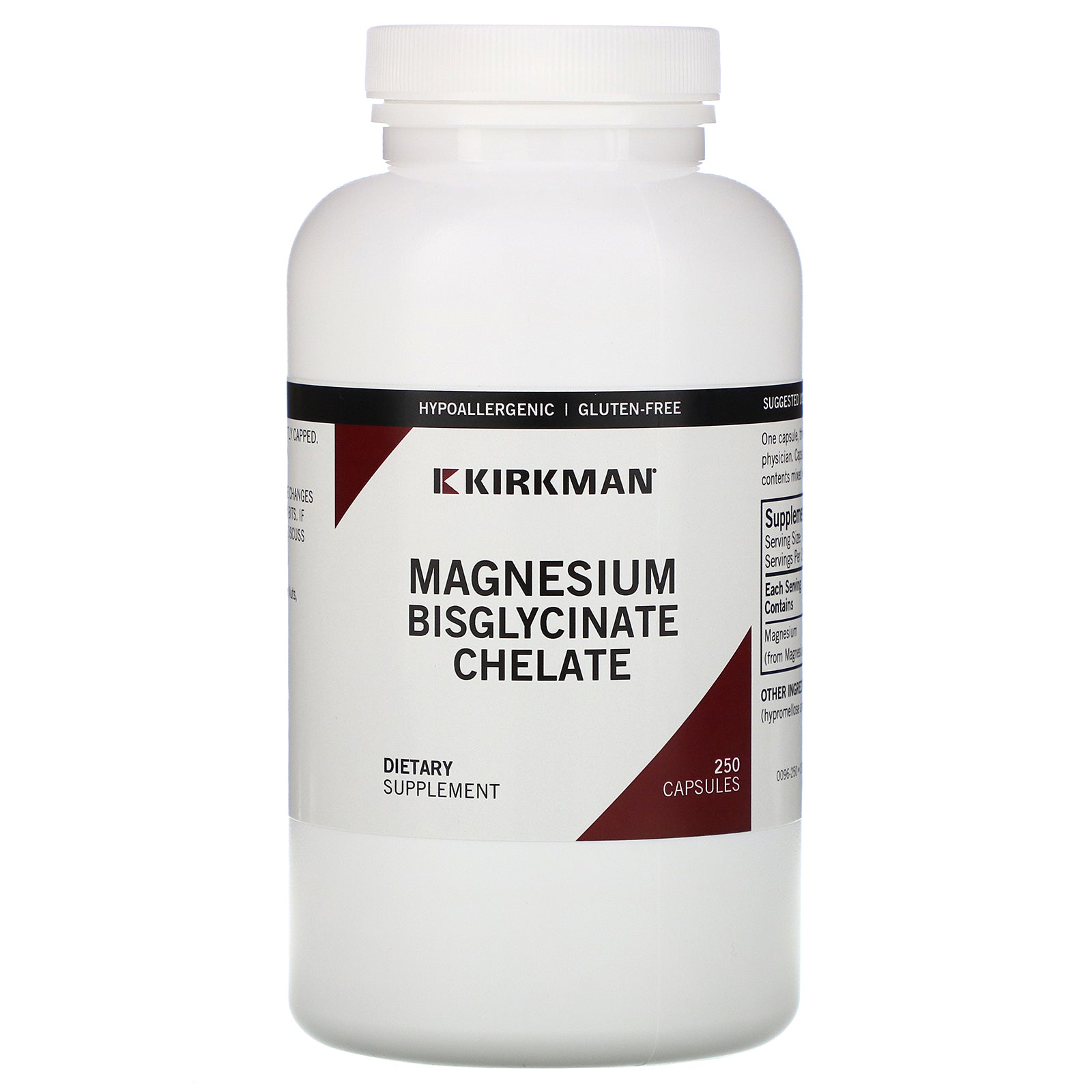 Kirkman Labs, Magnesium Bisglycinate Chelate,Capsules