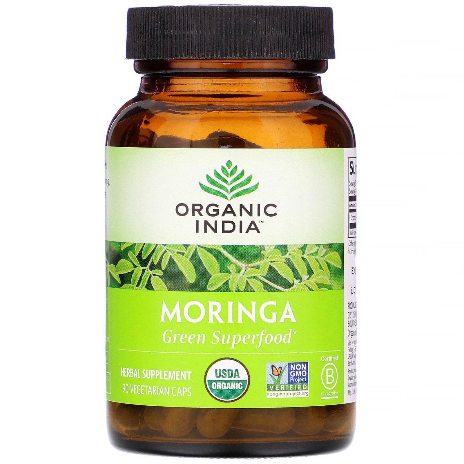 Organic India, Moringa Vegetarian Caps