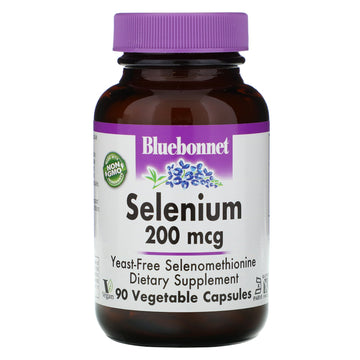 Bluebonnet Nutrition, Selenium, Selenomethionine, 200 mcg