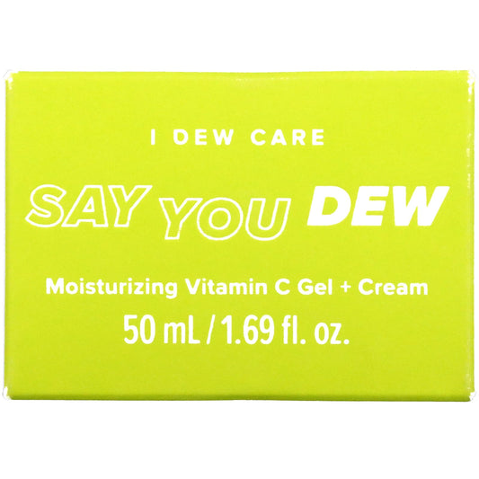 I Dew Care, Say You Dew, Moisturizing Vitamin C Gel + Cream (50 ml)