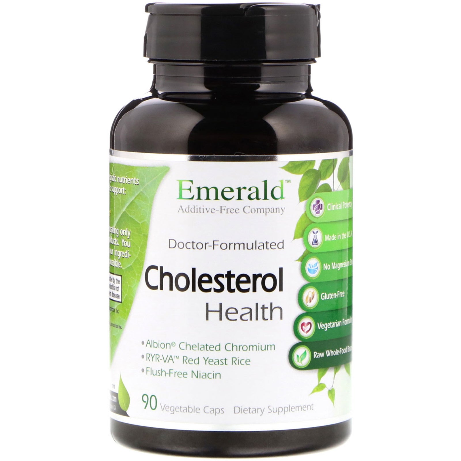 Emerald Laboratories, Cholesterol Health, Vegetable Caps