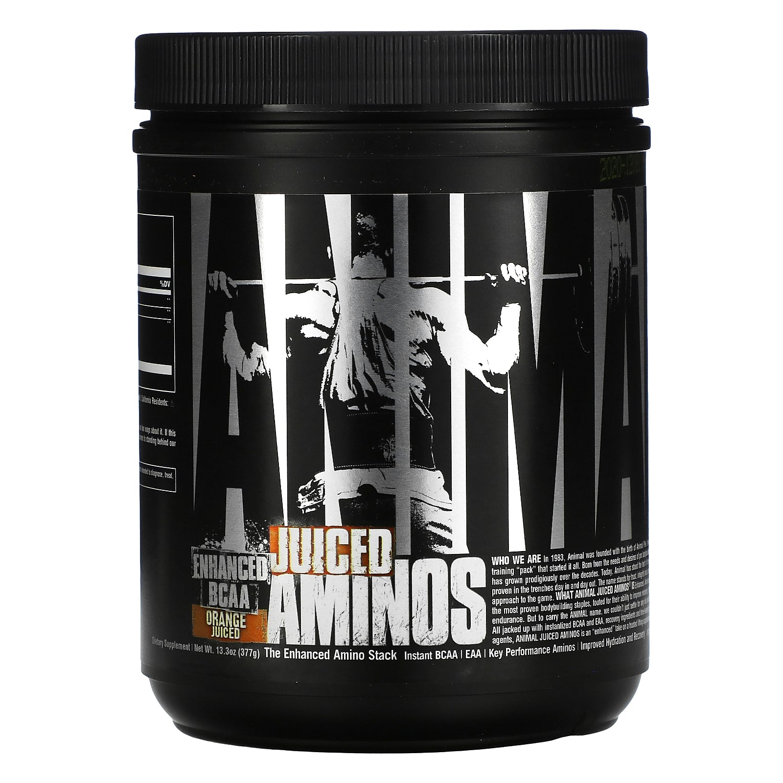 Universal Nutrition, Animal Juiced Aminos, Enhanced BCAA, Orange Juiced