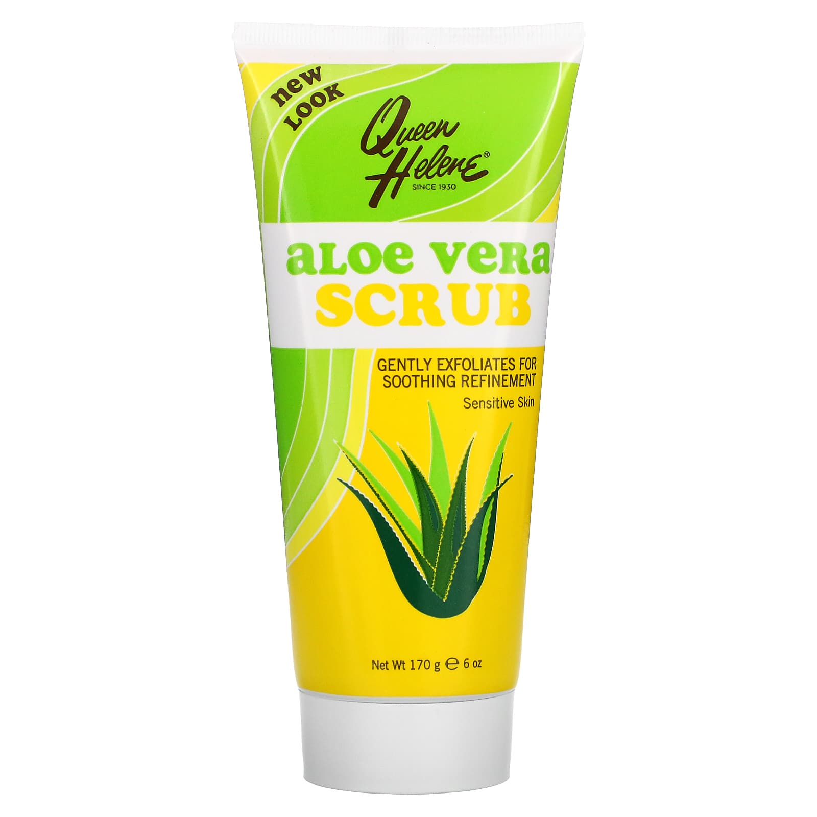 Queen Helene, Scrub, Sensitive Skin, Aloe Vera (170 g)