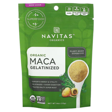Navitas Organics, Organic Maca, Gelatinized (113 g)