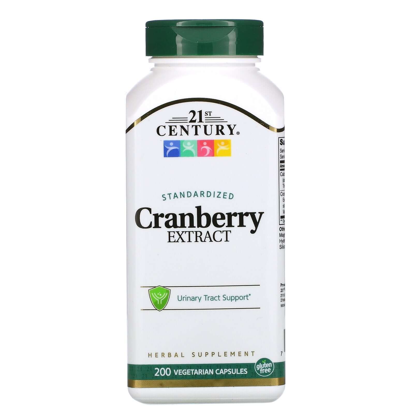 21st Century, Cranberry Extract, Standardized, Vegetarian Capsules
