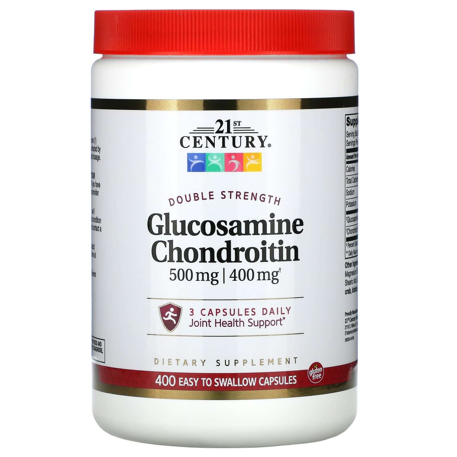 21St Century, Glucosamine / Chondroitin, Double Strength, 500 Mg / 400 Mg