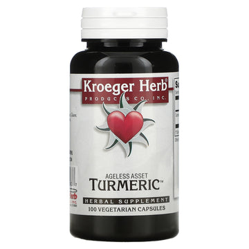 Kroeger Herb Co, Turmeric, Vegetarian Capsules