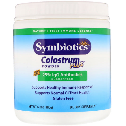 Symbiotics, Colostrum Plus, Powder, 1.3 lbs (597 g)