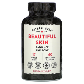 Crystal Star, Beautiful Skin, Vegetarian Capsules