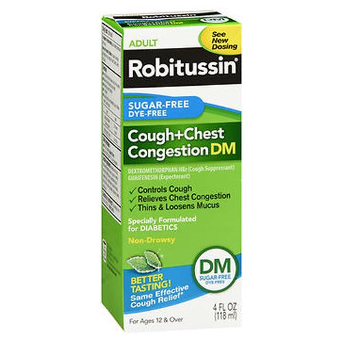 Robitussin Adult Cough + Chest Congestion DM 4 Oz By Robitus