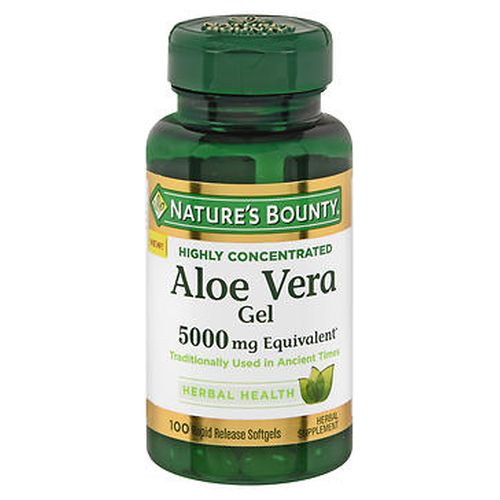 Nature's Bounty Aloe Vera Gel Equivalent Rapid Release Softg