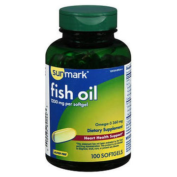 Sunmark Fish Oil Softgels Count of 1 By Sunmark