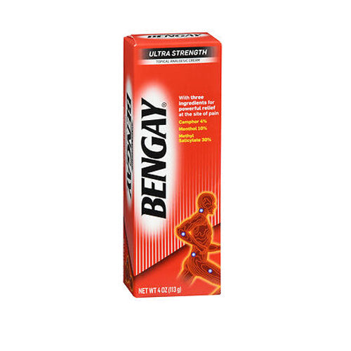 BENGAY Ultra Strength Topical Analgesic Cream 4 Oz By Bengay