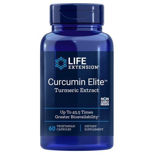 Curcumin Elite Turmeric Extract 60 Veg Caps By Life Extensio