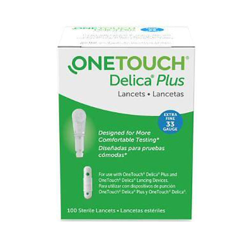 OneTouch Delica Lancets Fine 30 Gauge Count of 100 By Onetou