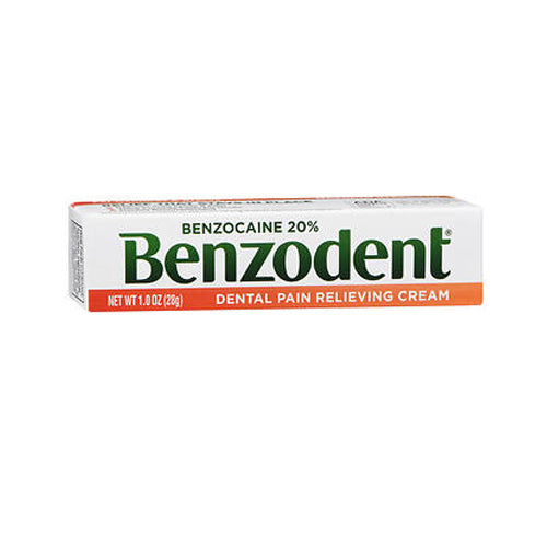 Benzodent Dental Pain Relieving Cream 1 Oz By Benzodent