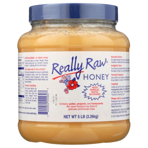 Honey Unprocessed 5 Lb By Really Raw