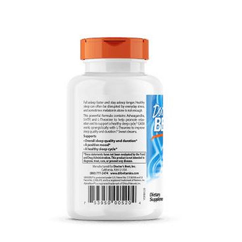Doctor'S Best Superior Sleep With Sensoril, Formula Contains Ashwagandha, 5-Htp, L-Theanine & Gaba, 60 Count