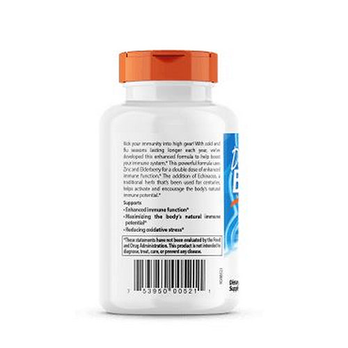 Immune Booster with Echinacea, Elderberry & Zinc 120 VegiCaps By Doctors Best