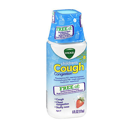 Vicks Children's Cough Congestion Liquid 6 Oz By Vicks