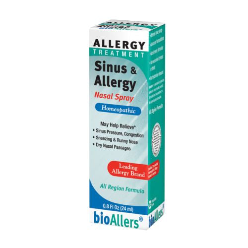 Bioallers Allergy/Sinus Nasal Spray 0.8 Oz By NatraBio