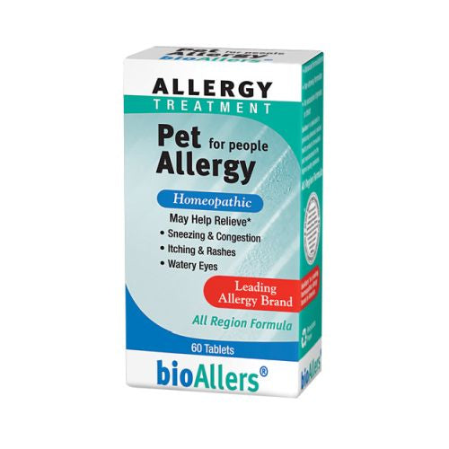 bioAllers Pet Allergy For People 60 Tabs By NatraBio