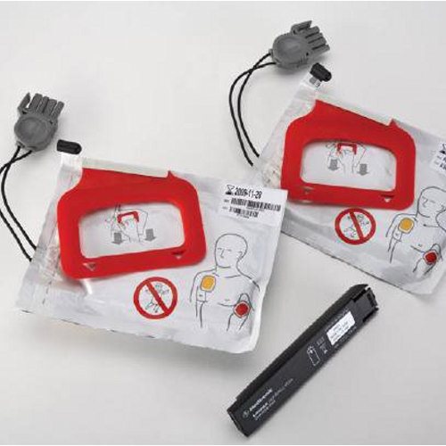 Charger Pack Lifepak CR Plus Charge-Pak With 2 Set Electrode