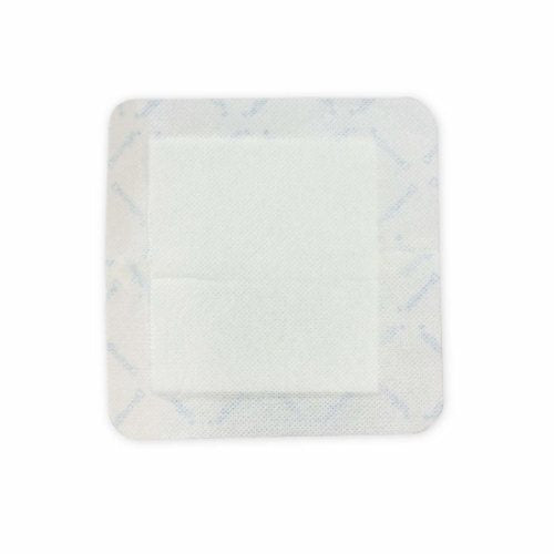 Adhesive Dressing DermaRite 6 X 6 Inch Gauze Square White NonSterile Count of 100 By DermaRite