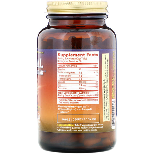 HealthForce Superfoods, Nopal Blood Sugar,  VeganCaps