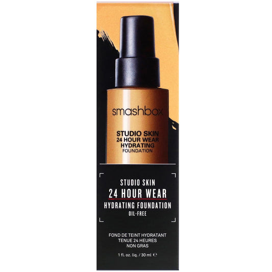 Smashbox, Studio Skin 24 Hour Wear Hydrating Foundation 2.4 Light Medium with Warm Peach Undertone