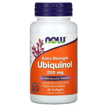 NOW Foods, Ubiquinol, 200 mg, Extra Strength Softgels