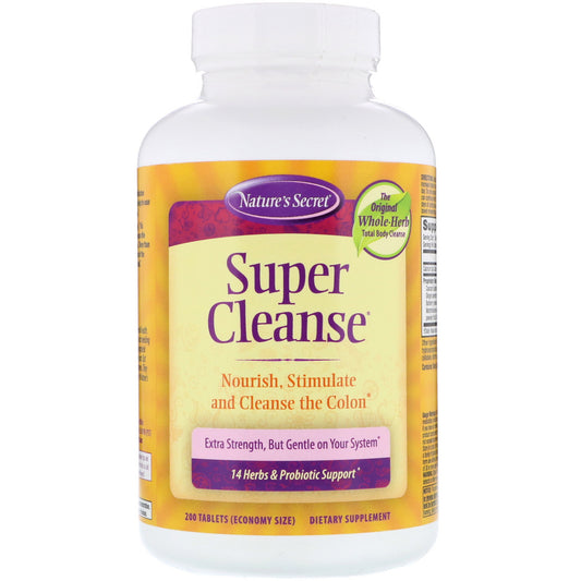 Nature's Secret, Super Cleanse Tablets