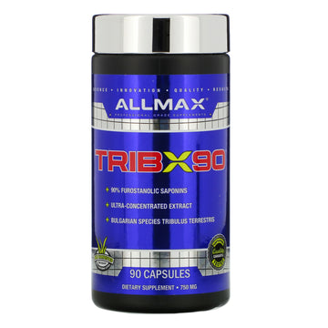 ALLMAX Nutrition, TribX90, Ultra-Concentrated Bulgarian Tribulus, 90% Furostanolic Saponins, 750 mg,  Capsules