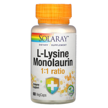 Solaray, L-Lysine Monolaurin 1:1 Ratio  VegCaps