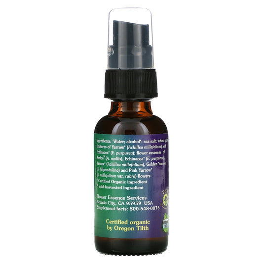 Flower Essence Services, Yarrow Environmental Solution Spray,  (30 ml)