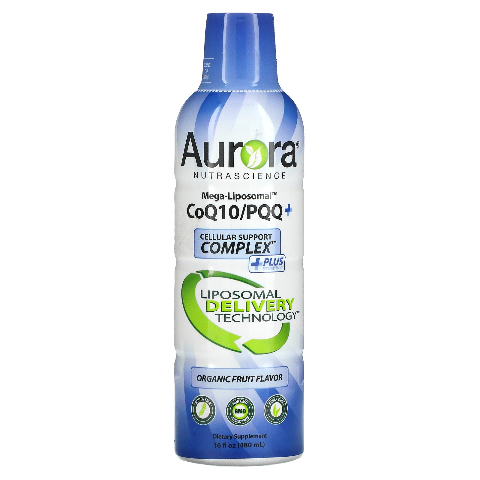 Aurora Nutrascience, Mega-Liposomal Coq10/Pqq+, Organic Fruit