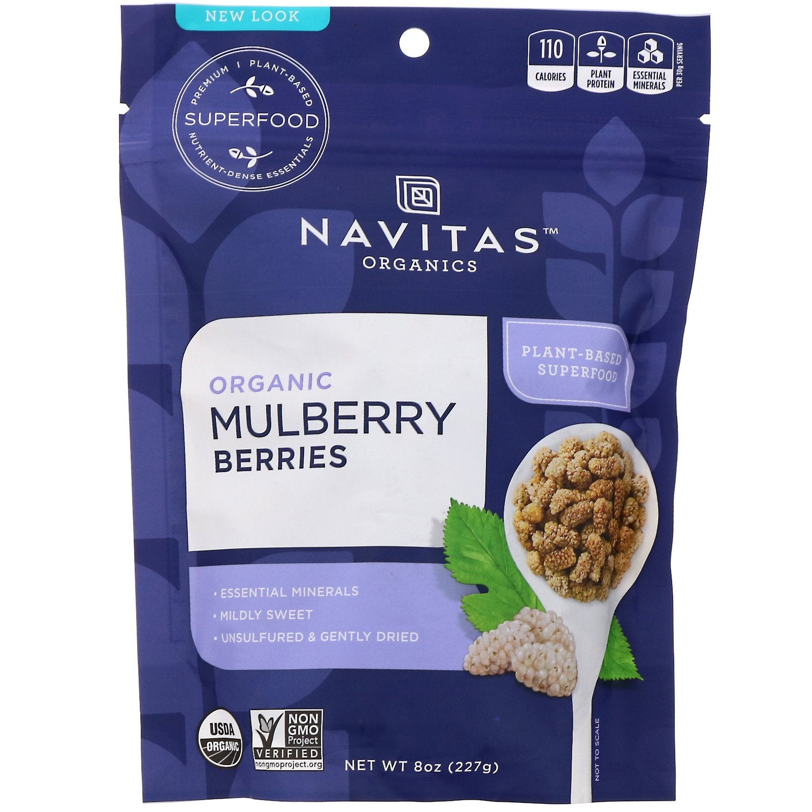 Navitas Organics, Organic Mulberry Berries (227 g)