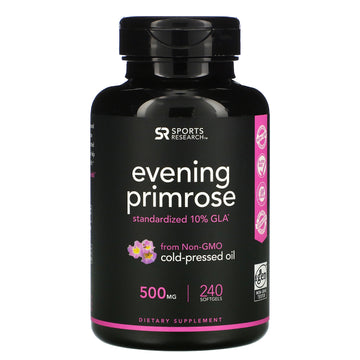 Sports Research, Evening Primrose, 500 mg