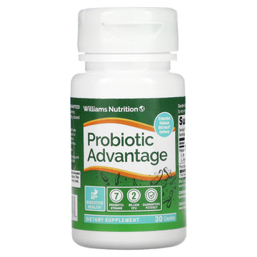 Williams Nutrition, Probiotic Advantage, 2 Billion CFU Caplets