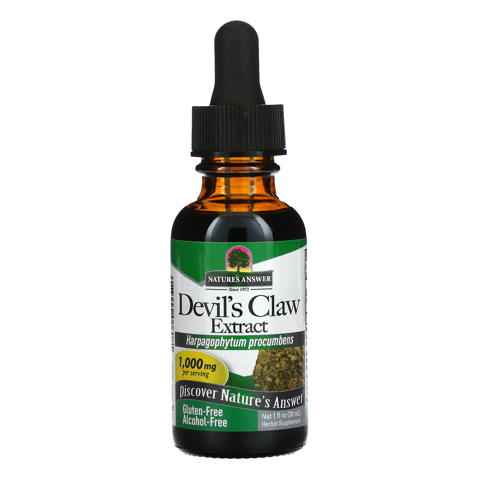 Nature'S Answer, Devil'S Claw Extract, Alcohol-Free, 1,000 Mg